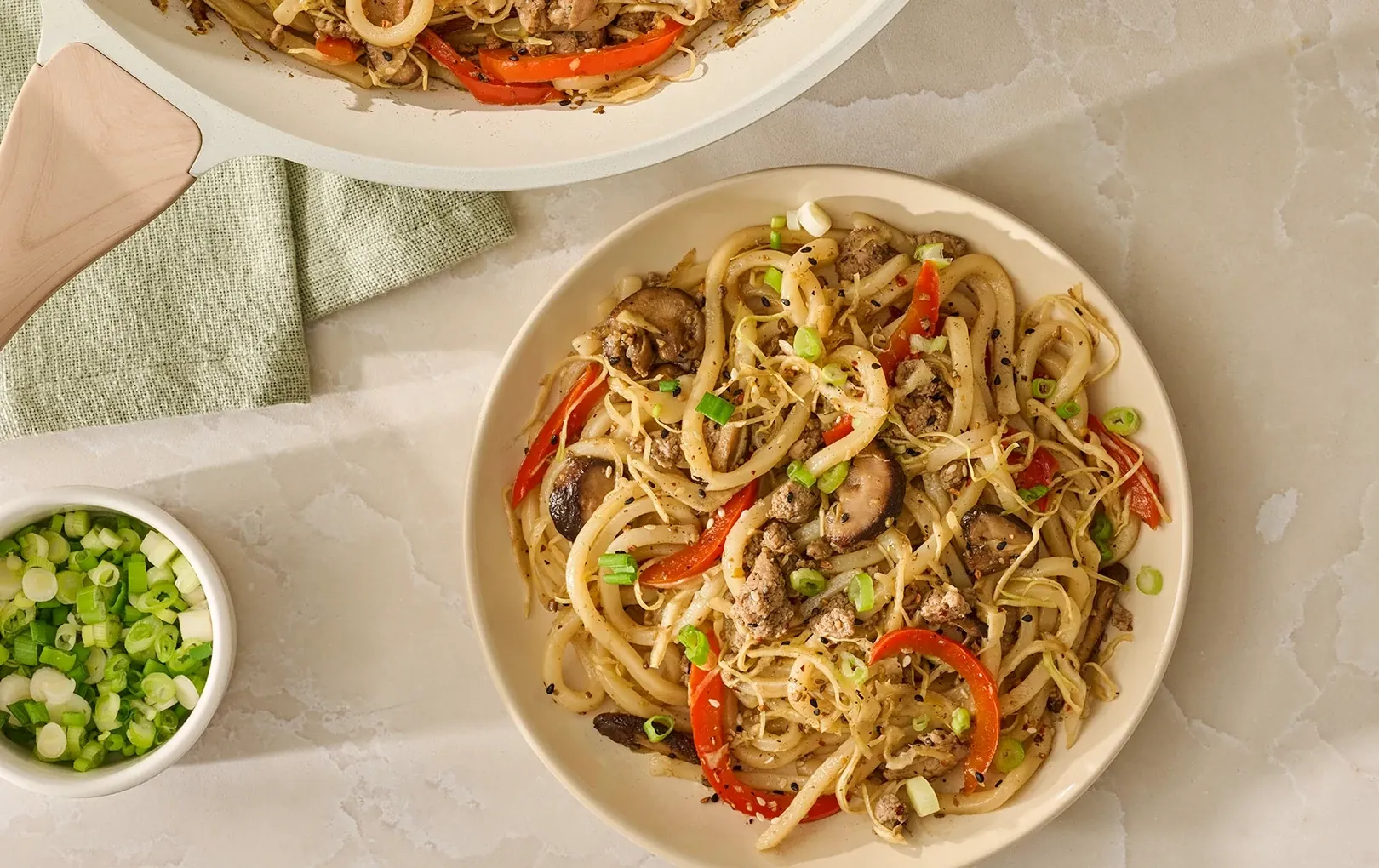 Pork Udon Noodle Bowl