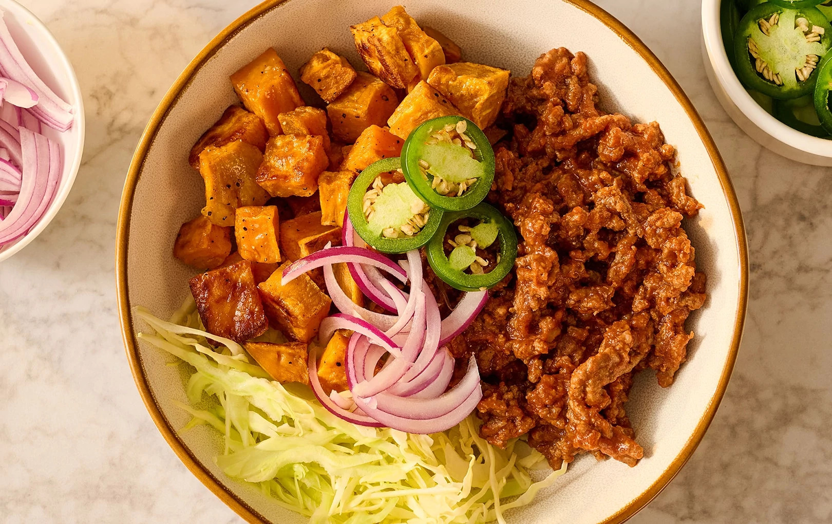Sloppy Joe Sweet Potato Bowl