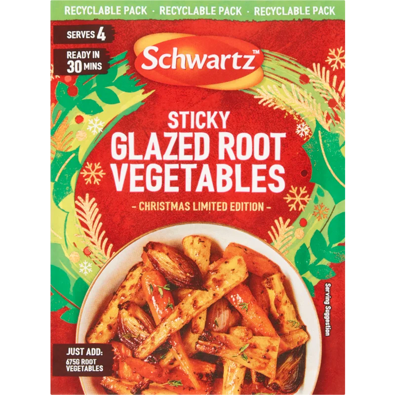 Sticky Glazed Root Vegetables
