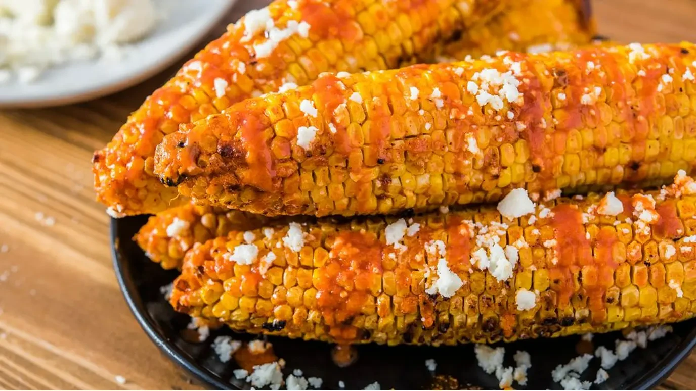 Spicy Roasted Corn On The Cob