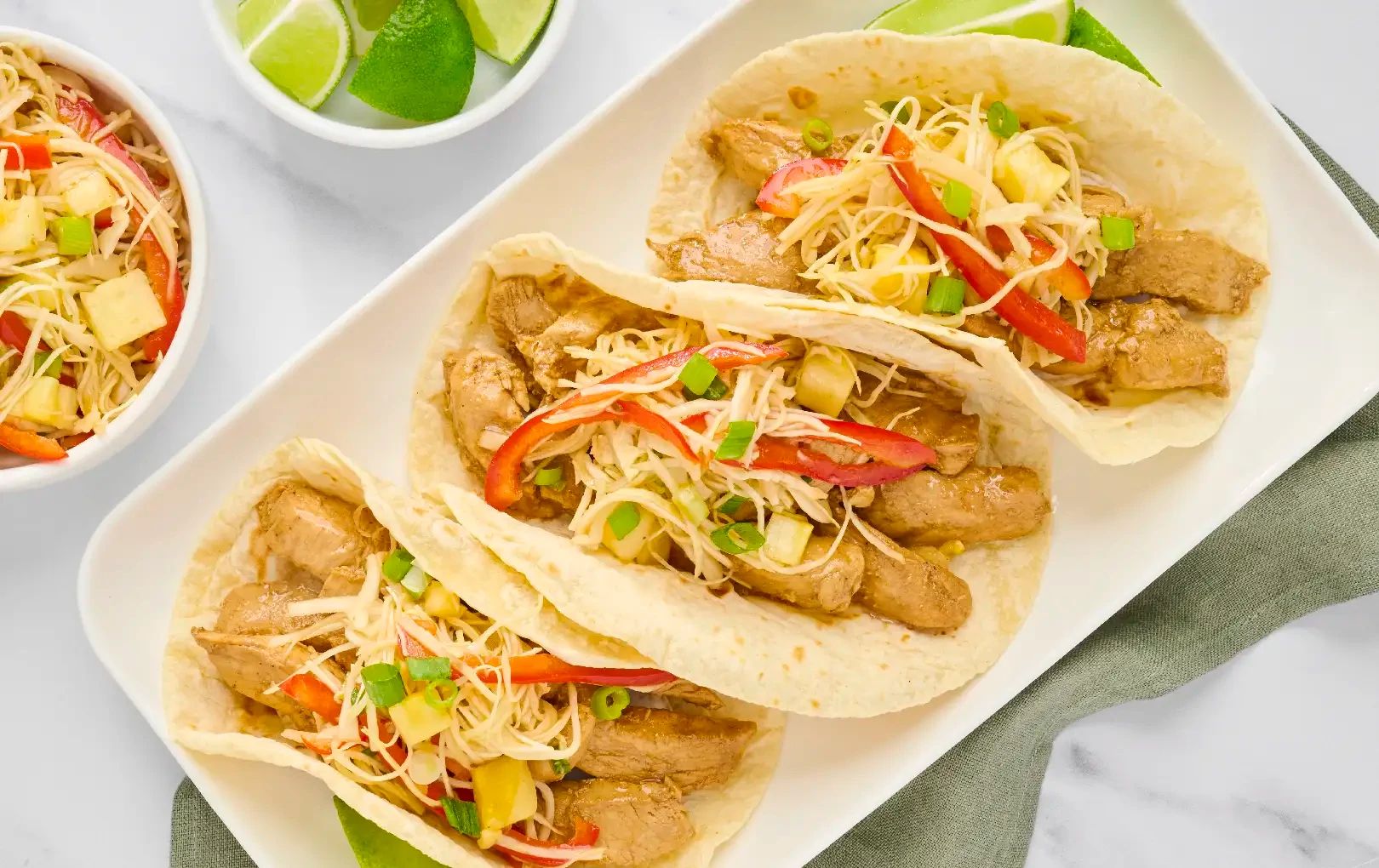 Chicken Teriyaki Tacos