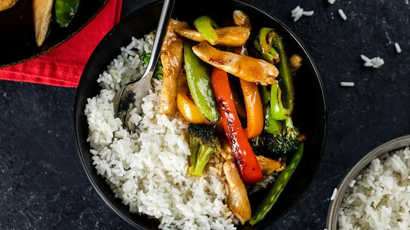 Stingin' Honey Teriyaki Chicken Stir Fry