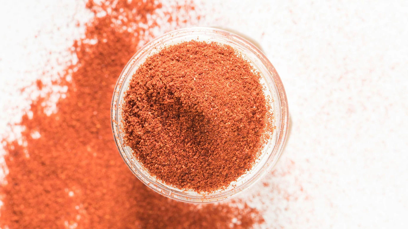 Close Up of Paprika in a Jar