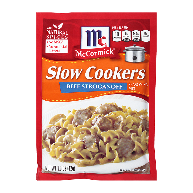 slow cookers beef stroganoff seasoning