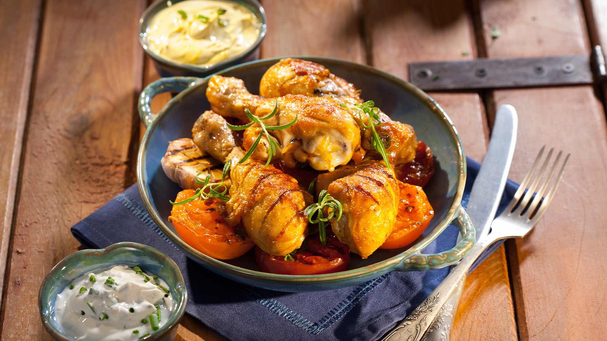 RECETTE poulet grille a la marocaine