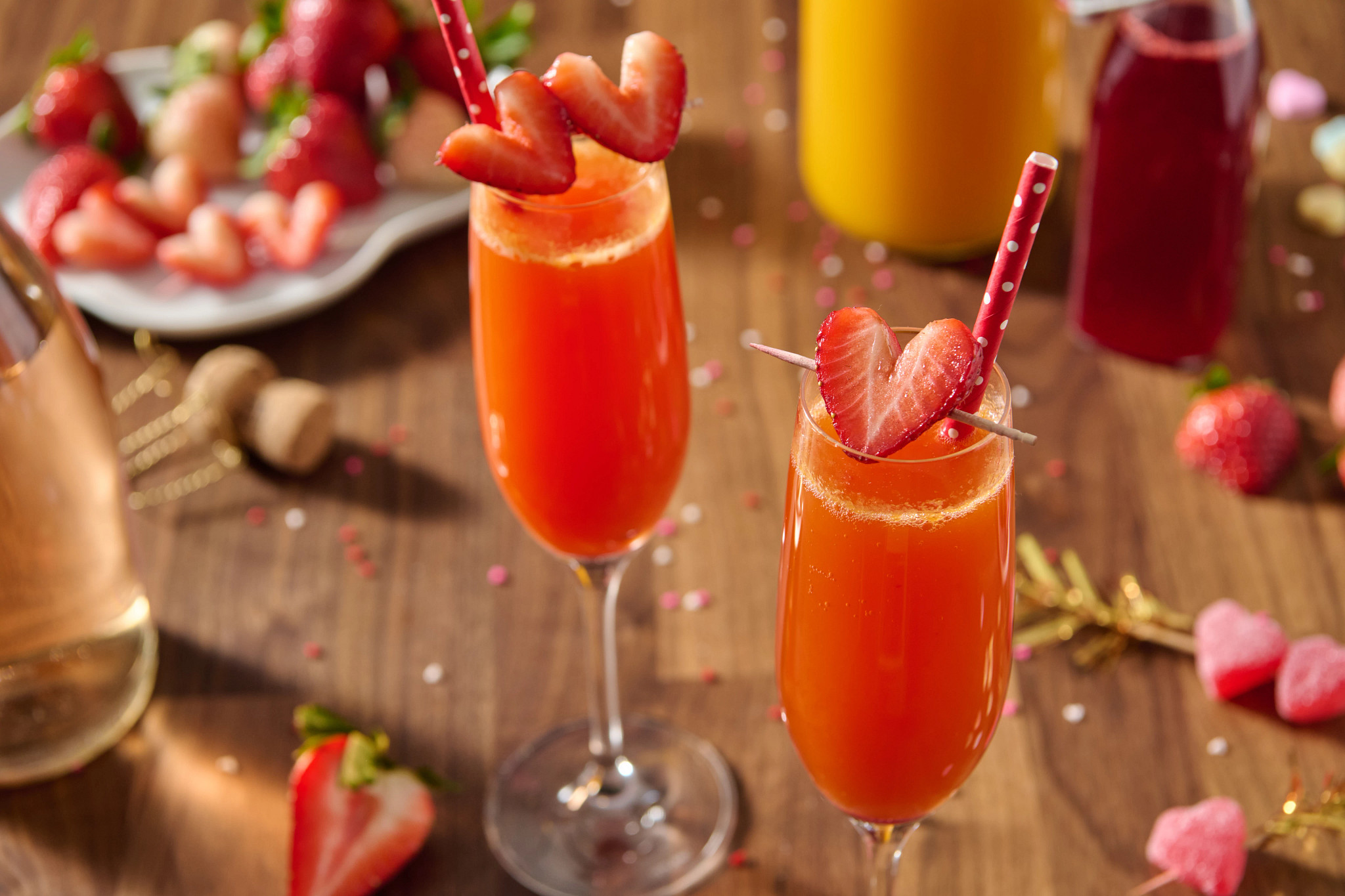 Strawberry Orange Mimosa