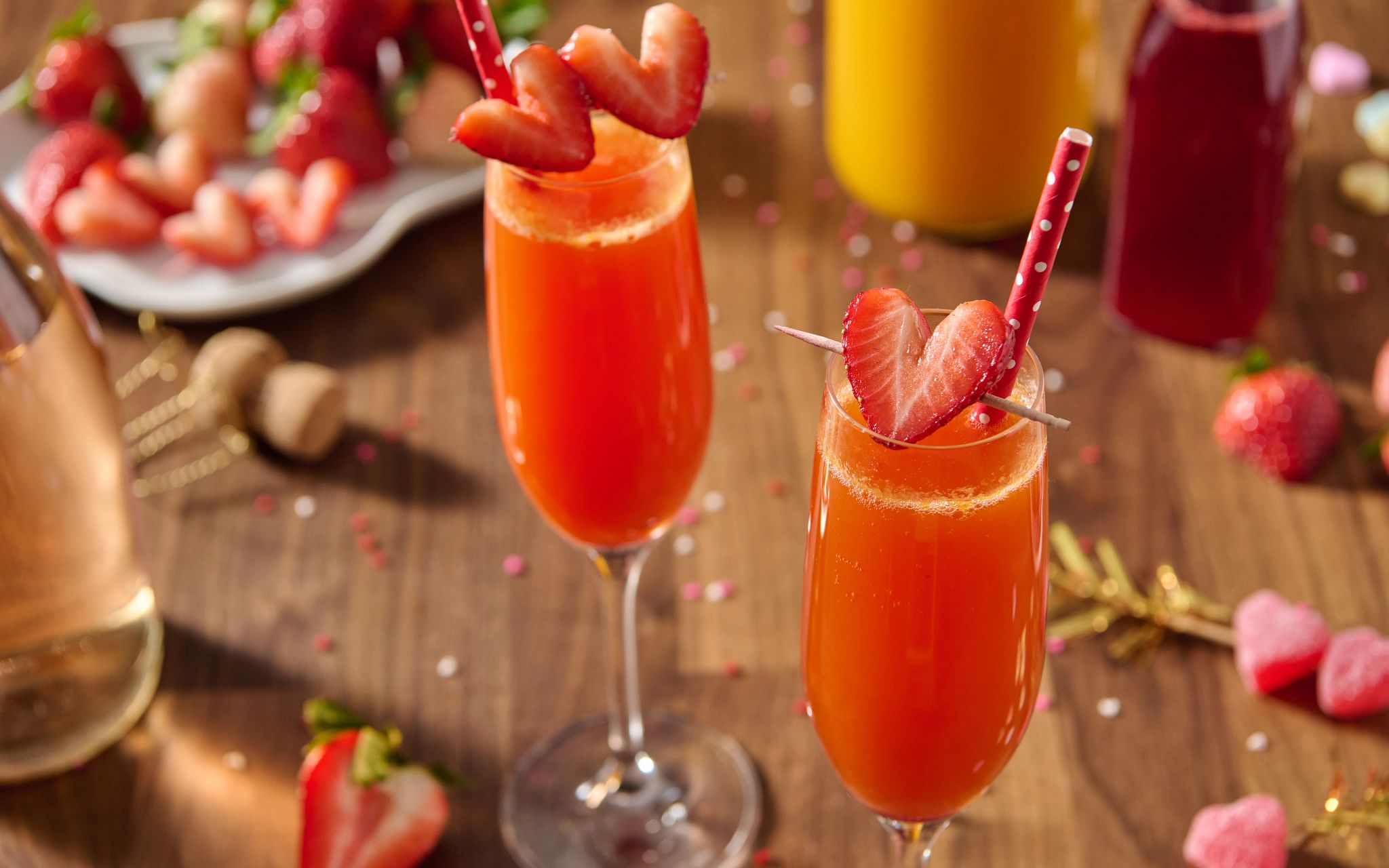 Strawberry Orange Mimosa