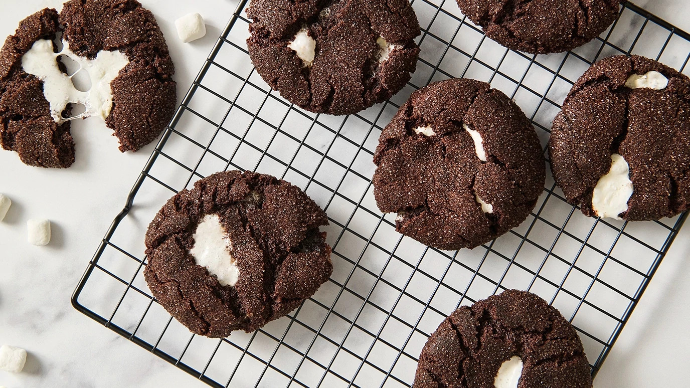 Hot Cocoa Marshmallow Cookies