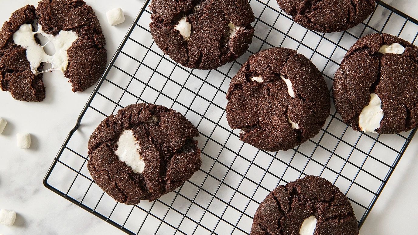 Hot Cocoa Marshmallow Cookies