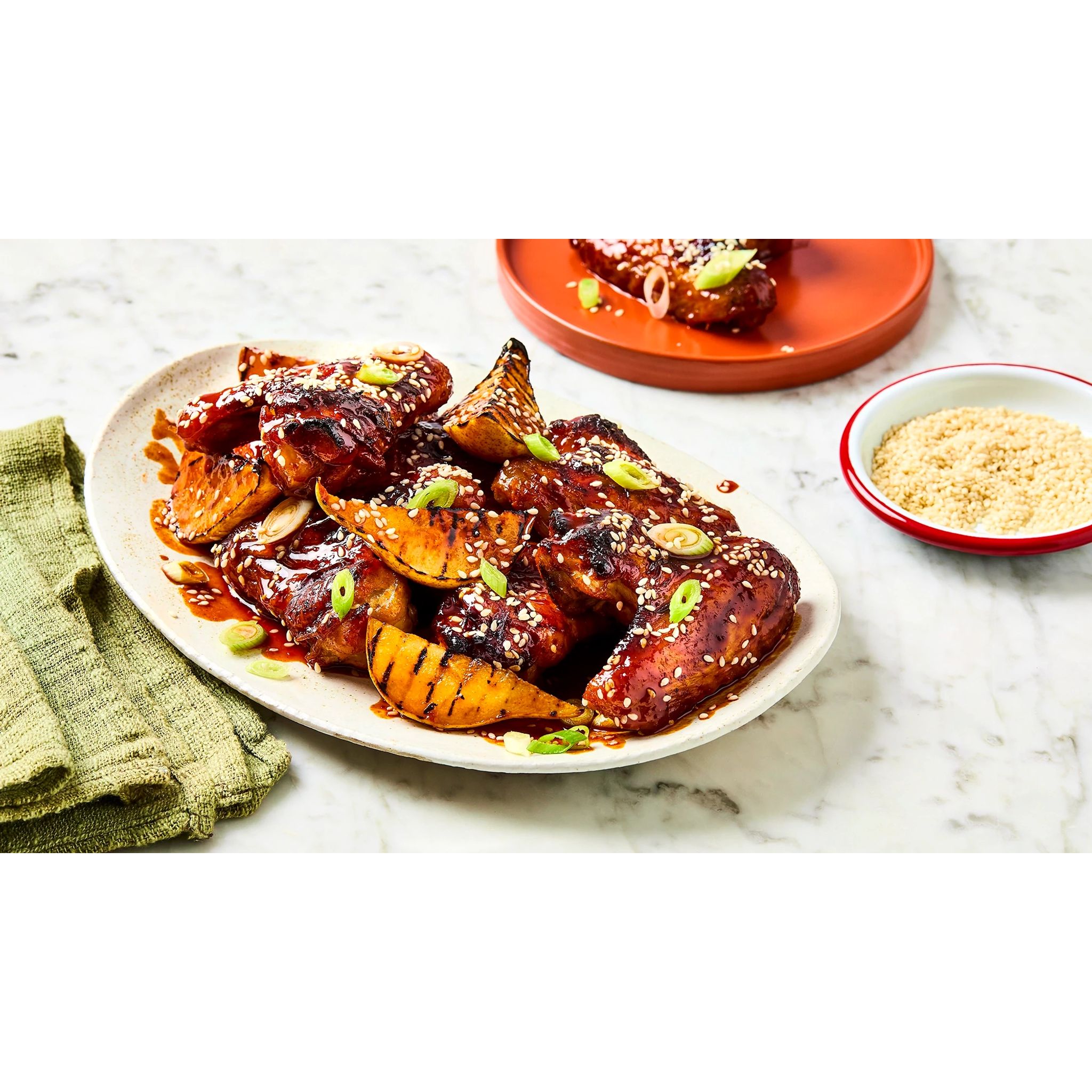 Korean BBQ Chicken Wings Recipe