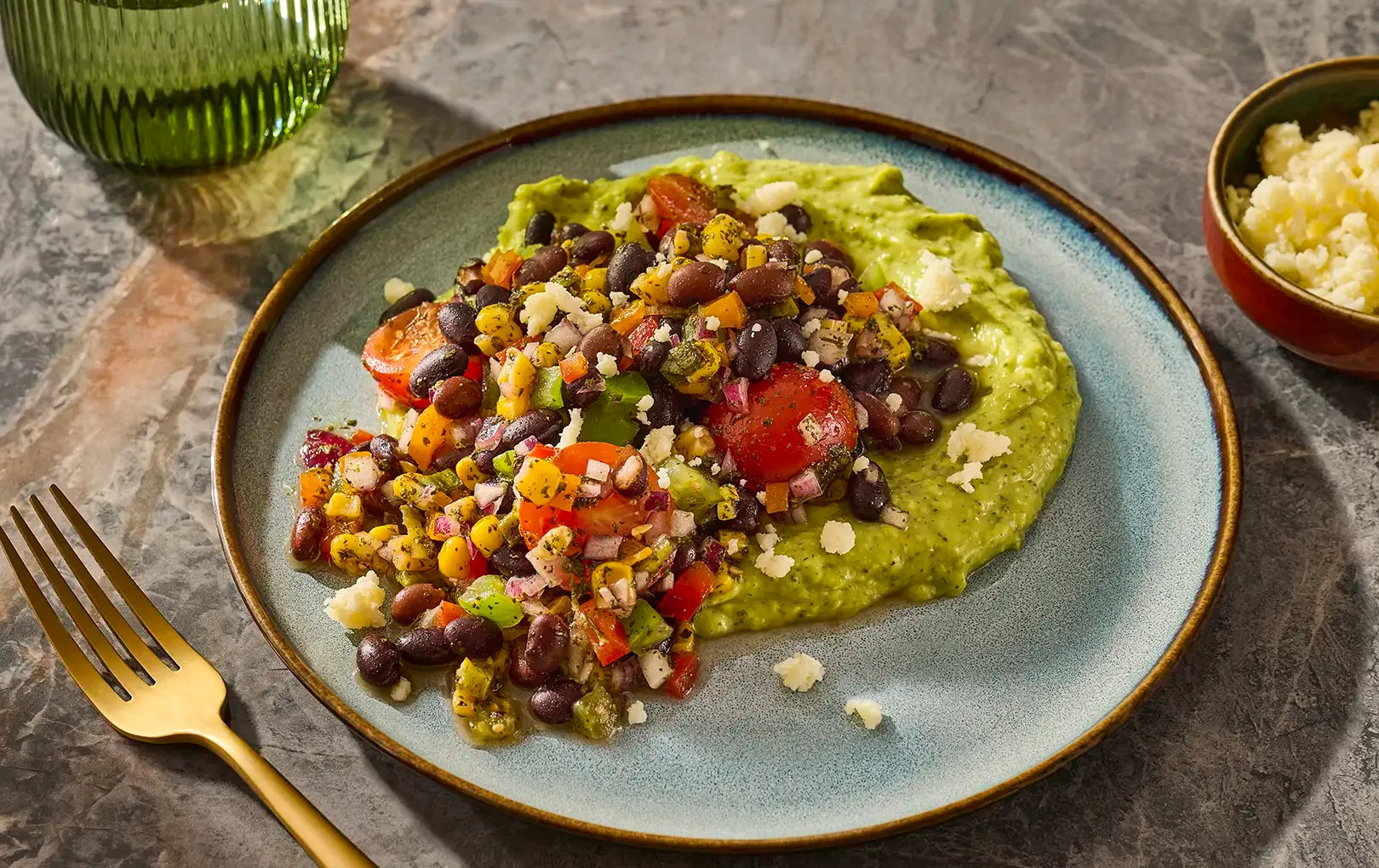 Tomatillo Black Bean and Avocado Salad