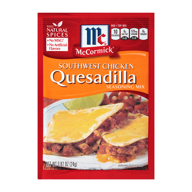 southwest chicken quesadillas seasoning mix