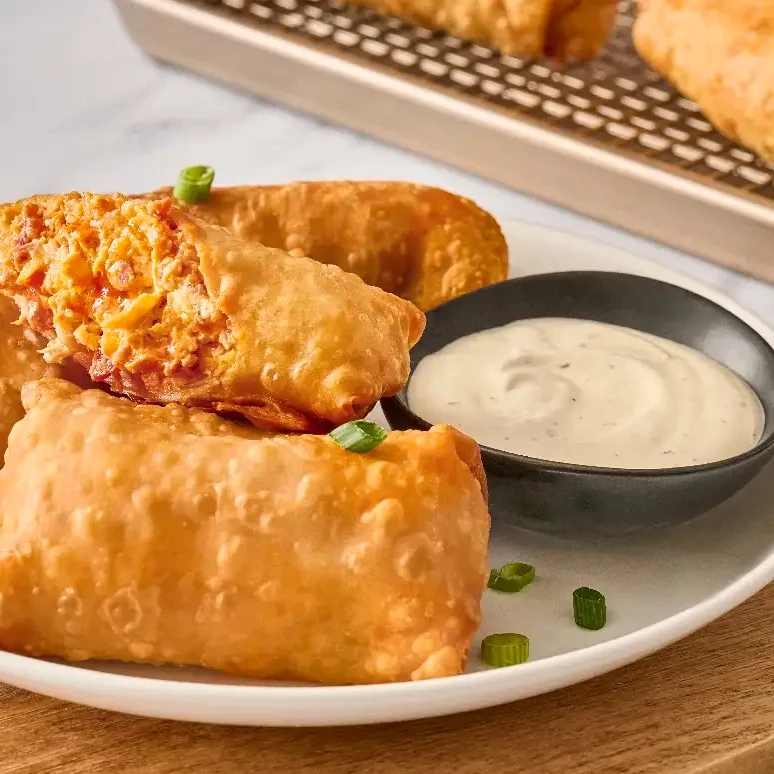 Franks RedHot Buffalo Chicken Dip Egg Rolls Franks RedHot Buffalo Chicken Dip Egg Rolls