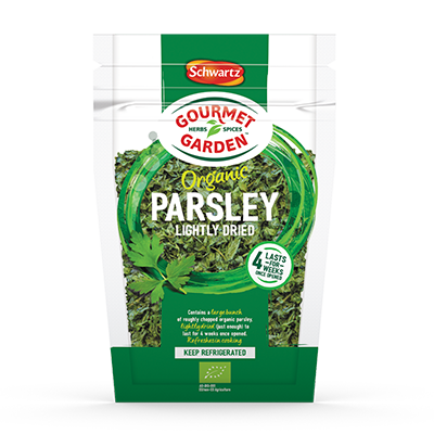 organic lightly dried parsley