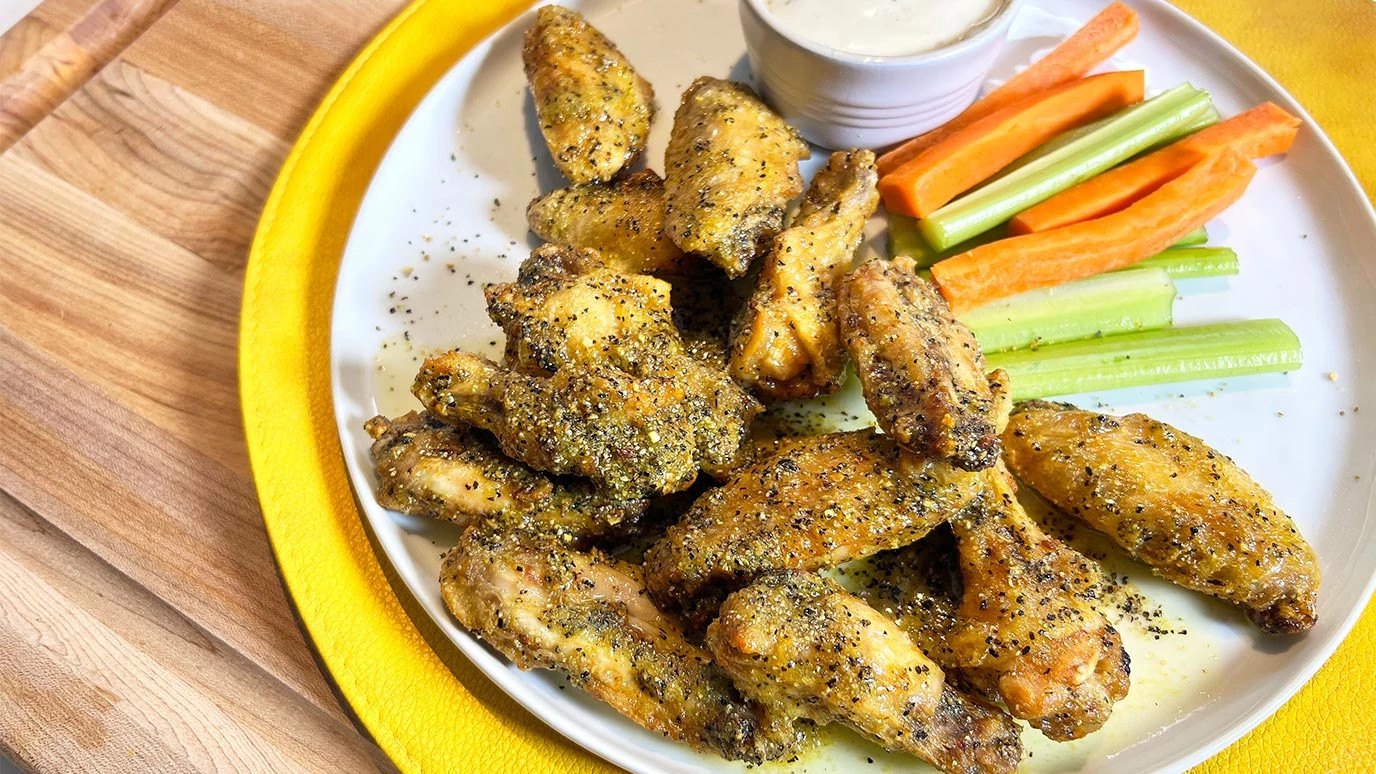 Air Fryer Lemon Pepper Wings